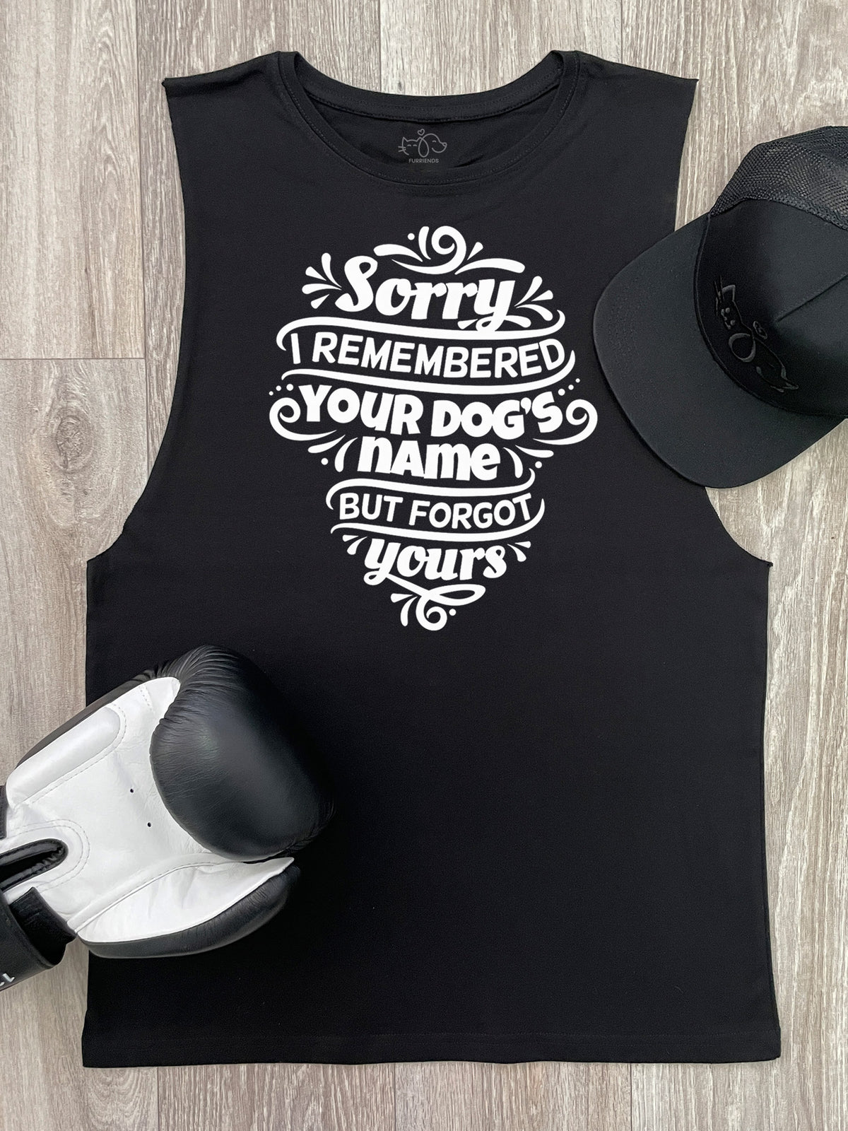 Sorry I Forgot Your Name Axel Drop Armhole Muscle Tank