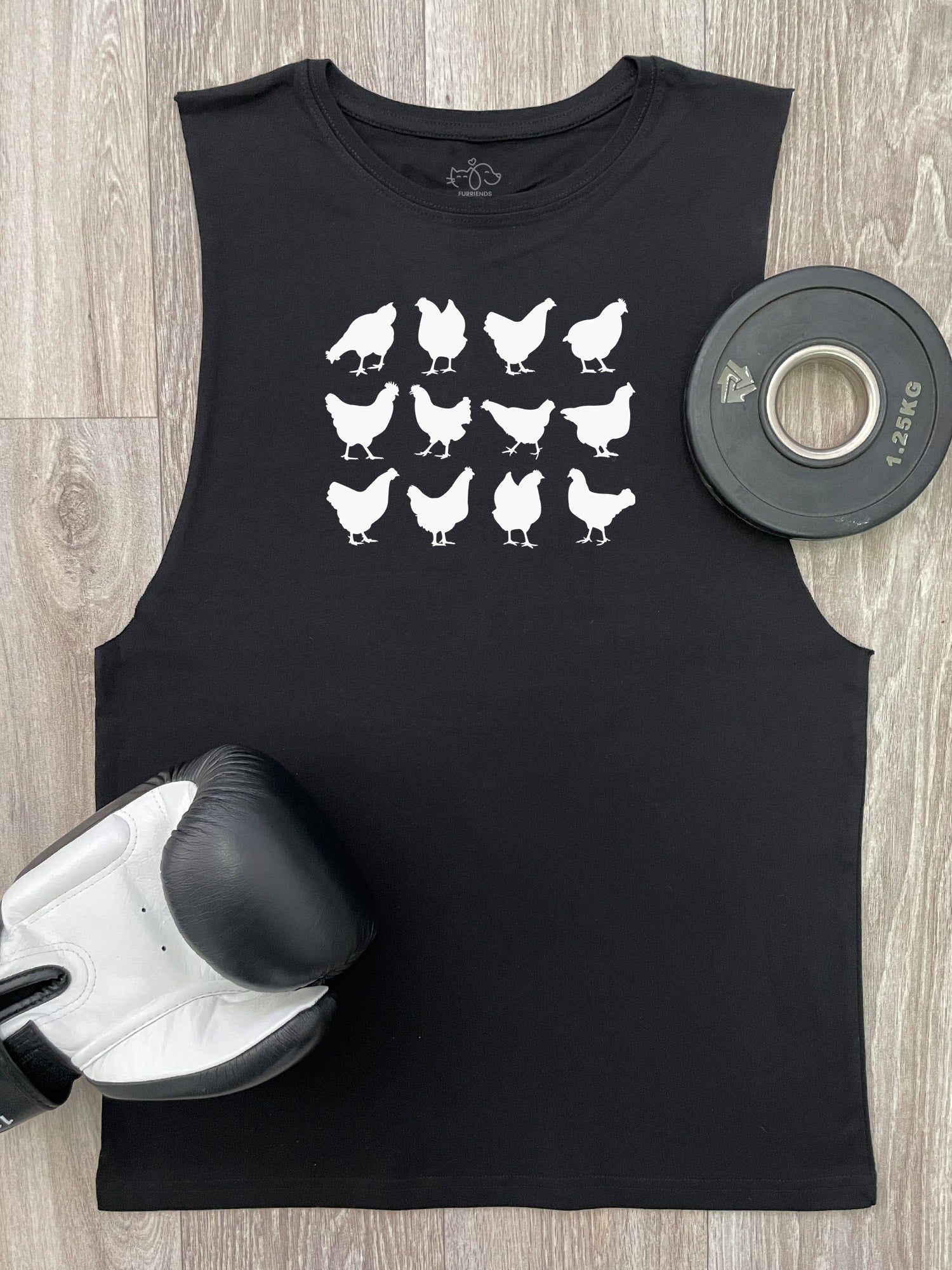 The Flock Axel Drop Armhole Muscle Tank | Furriends Australia