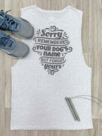 Sorry I Forgot Your Name Axel Drop Armhole Muscle Tank