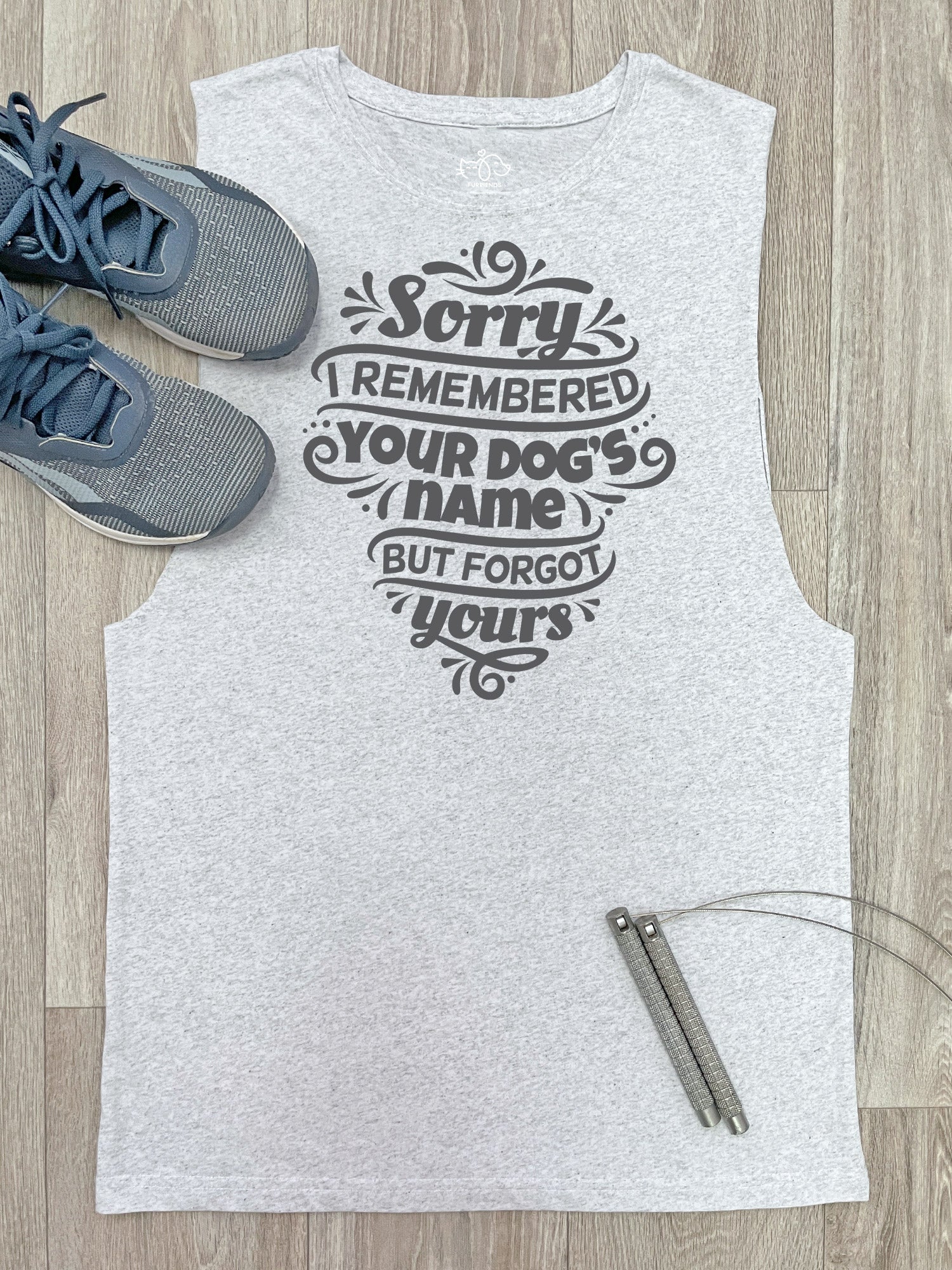 Sorry I Forgot Your Name Axel Drop Armhole Muscle Tank