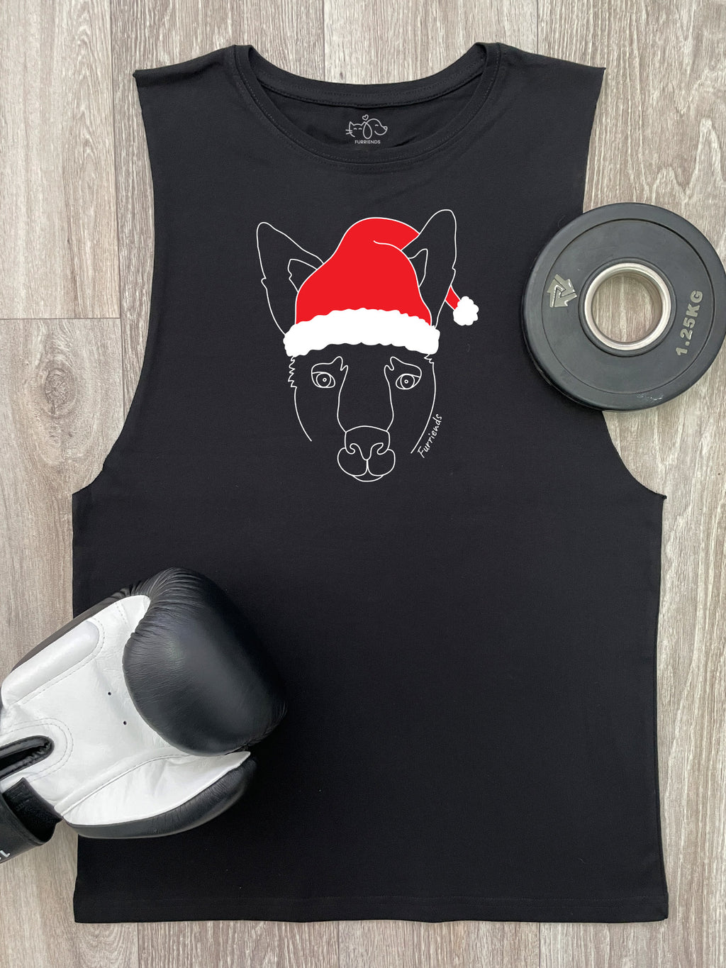 Kangaroo Christmas Edition Axel Drop Armhole Muscle Tank