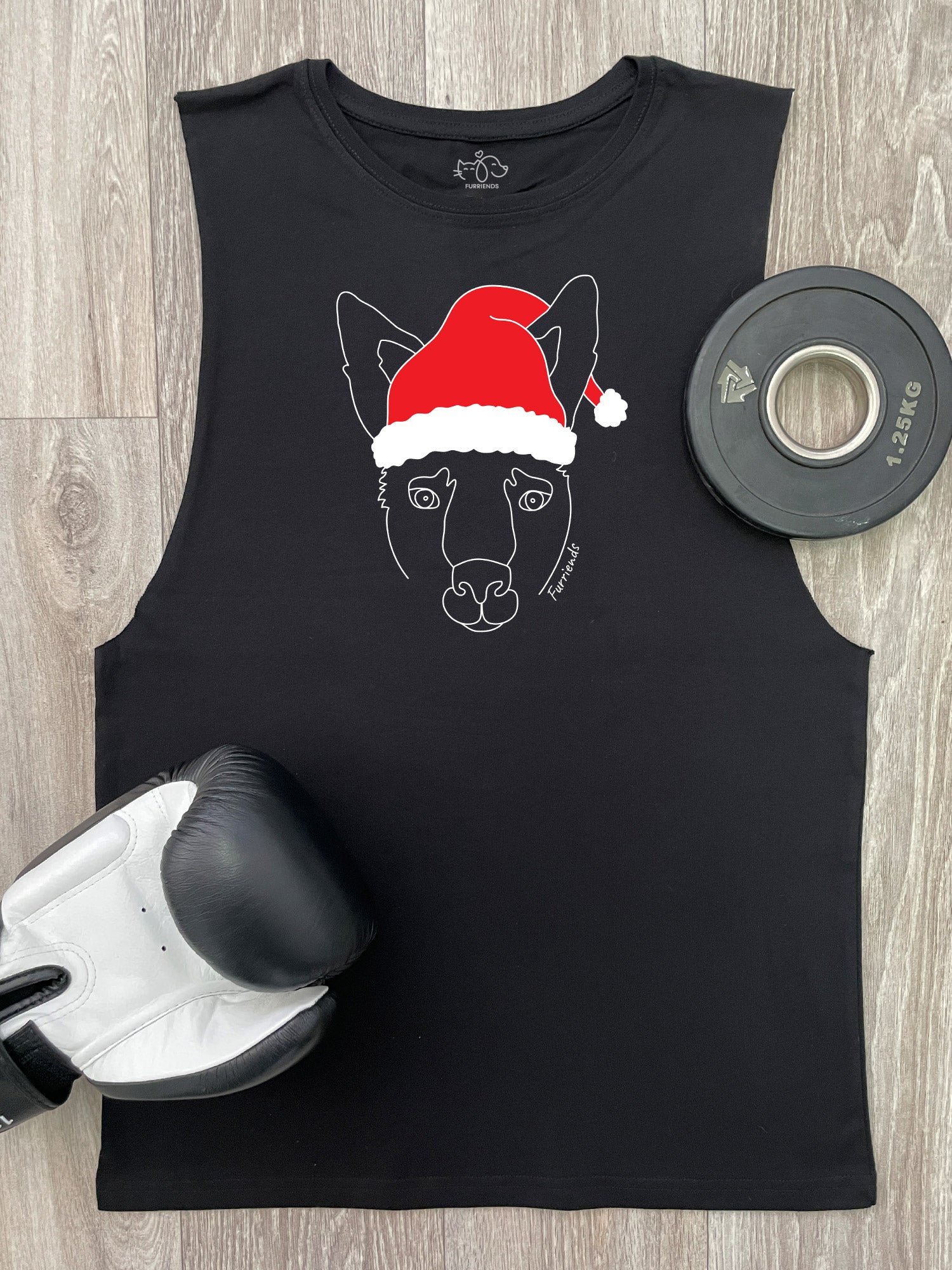 Kangaroo Christmas Edition Axel Drop Armhole Muscle Tank