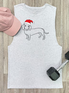 Dachshund Christmas Edition Axel Drop Armhole Muscle Tank