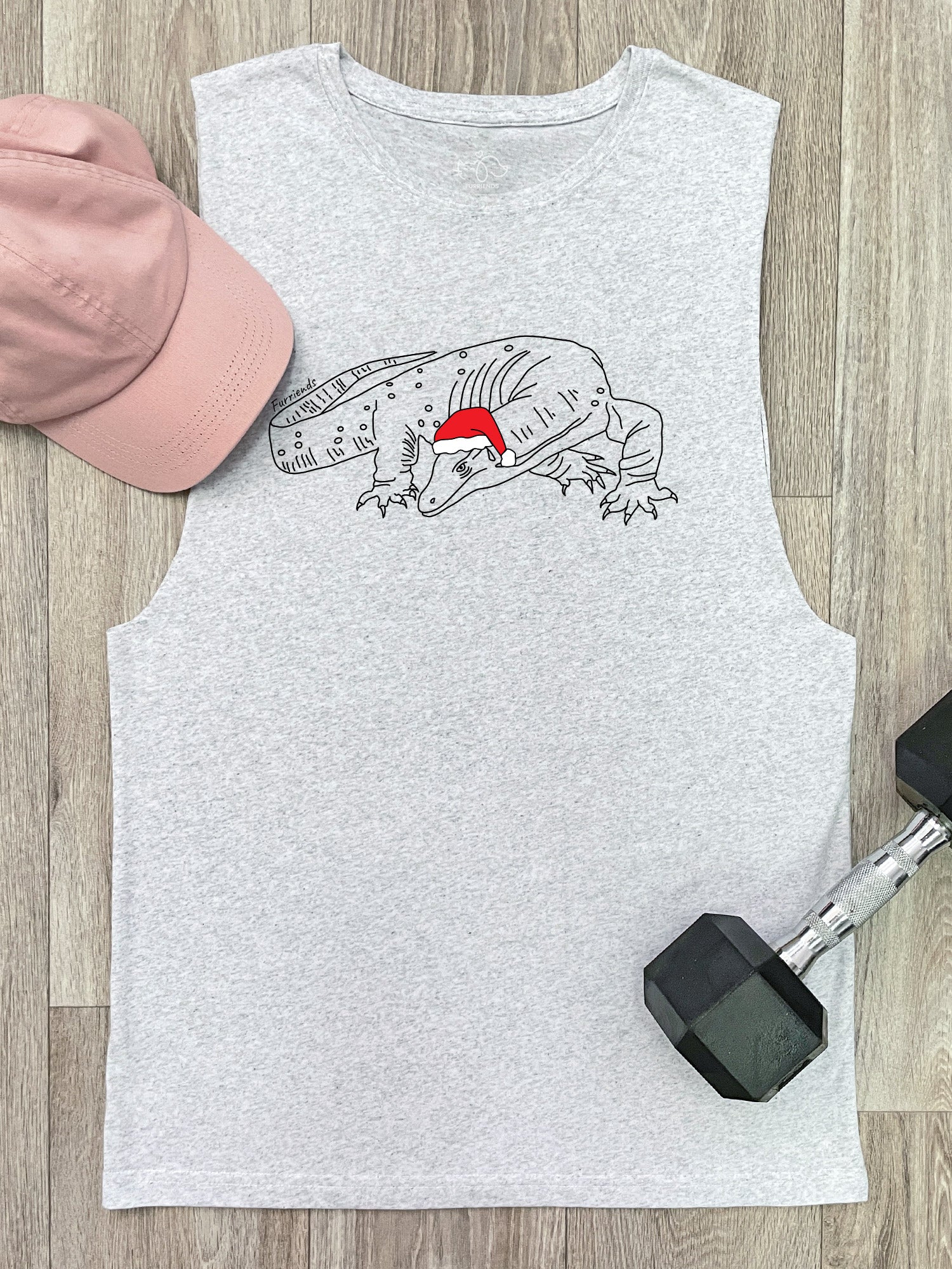 Lace Monitor Christmas Edition Axel Drop Armhole Muscle Tank