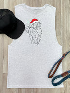 Golden Retriever Christmas Edition Axel Drop Armhole Muscle Tank