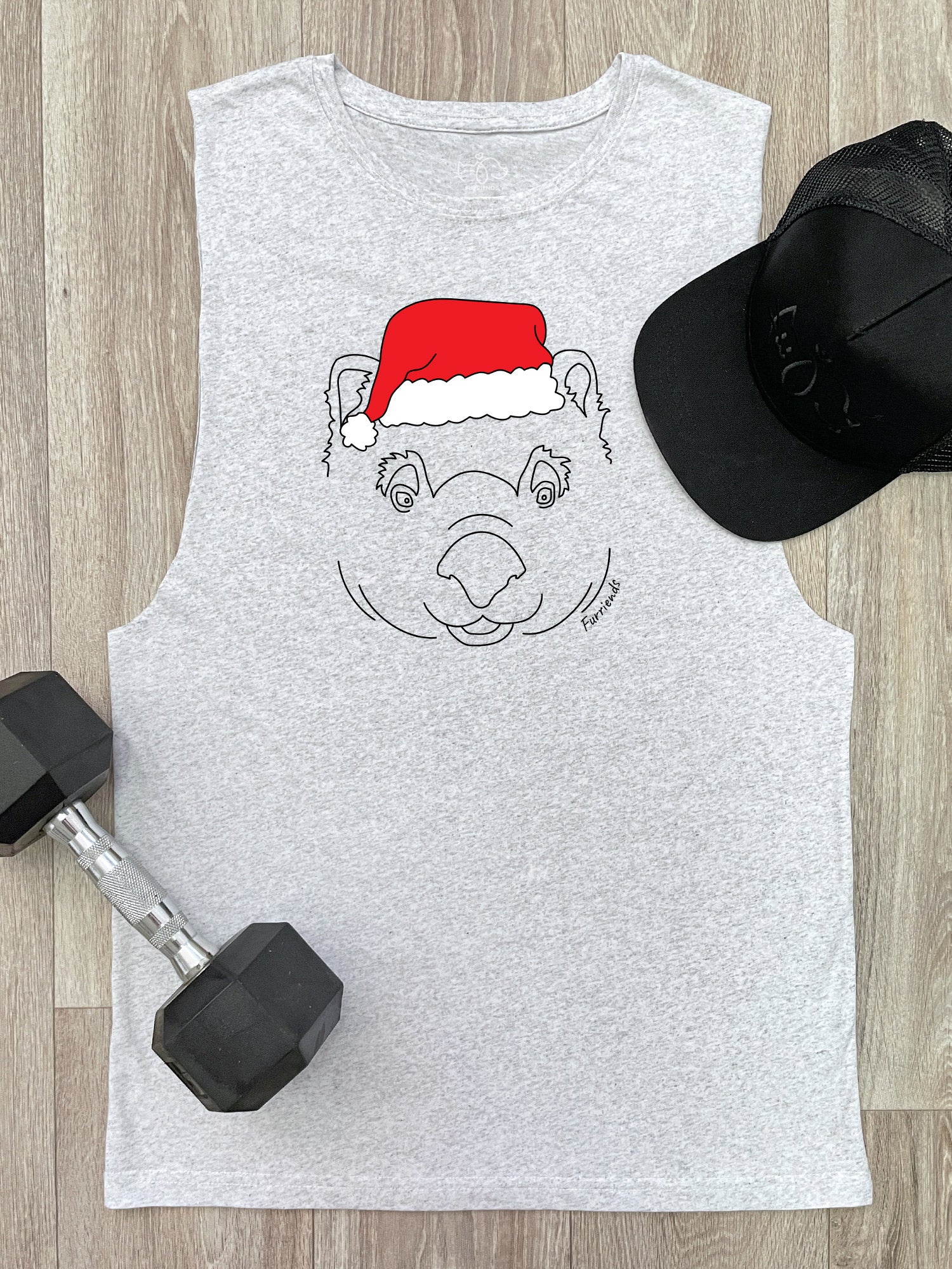 Wombat Christmas Edition Axel Drop Armhole Muscle Tank