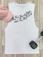 Dachshund Through The Snow Axel Drop Armhole Muscle Tank