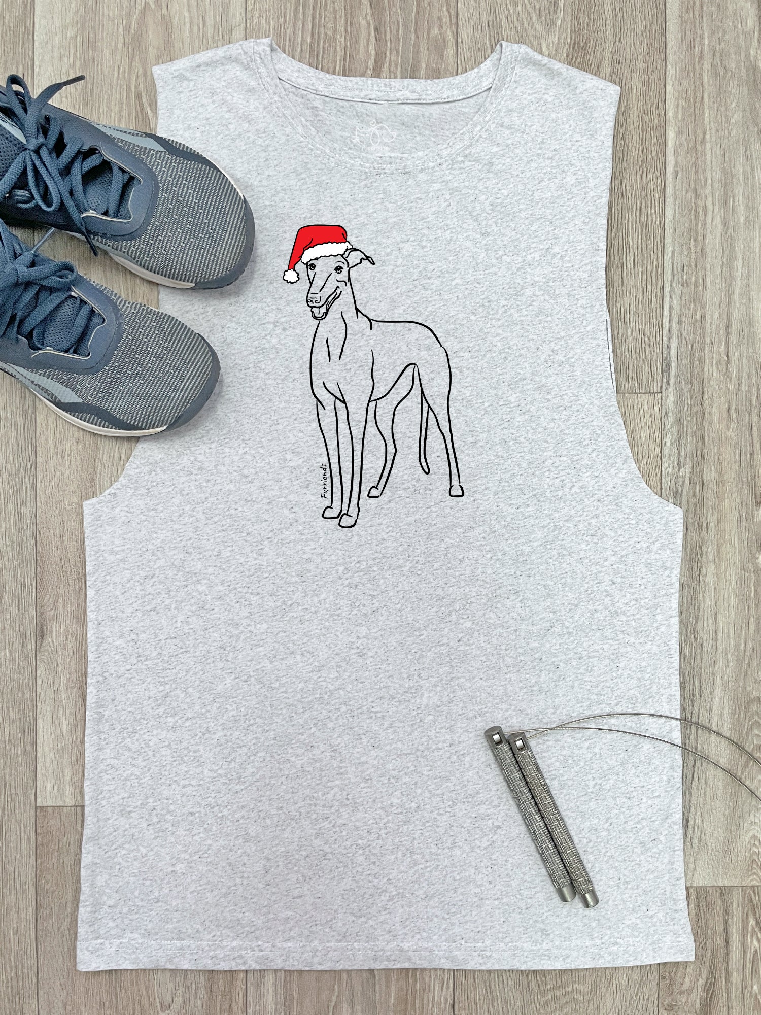 Greyhound Christmas Edition Axel Drop Armhole Muscle Tank