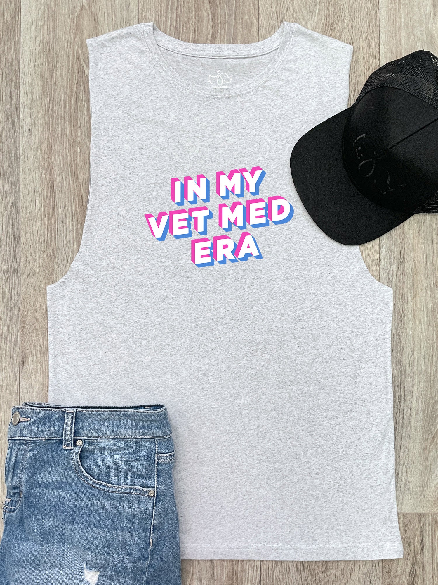 In My Vet Med Era Axel Drop Armhole Muscle Tank