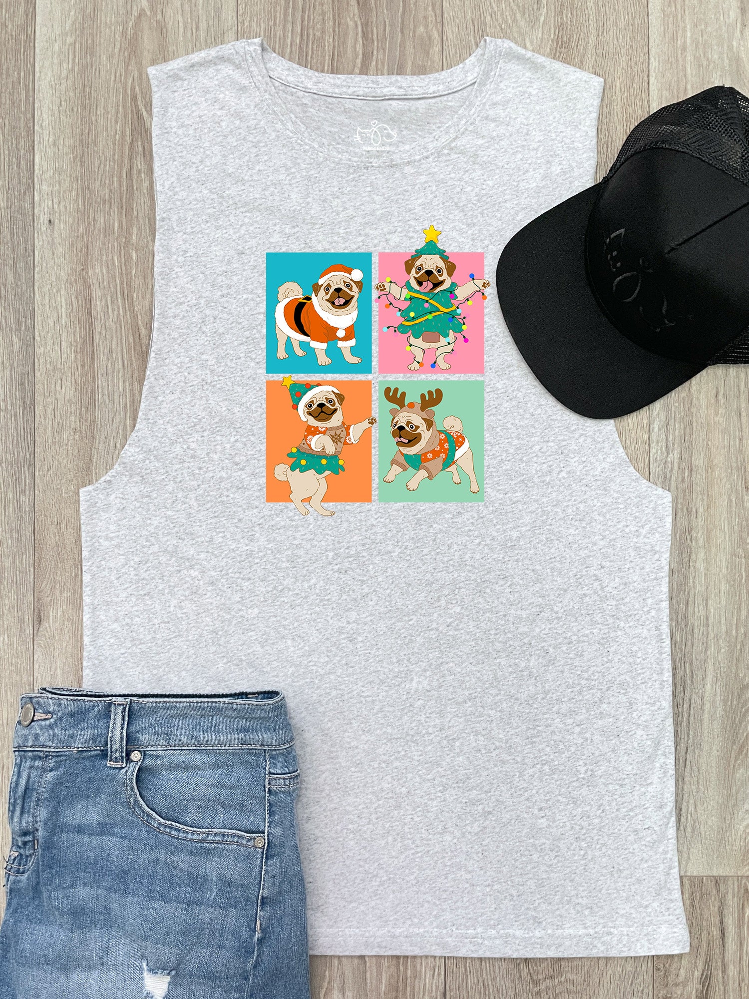 Pugmas Axel Drop Armhole Muscle Tank