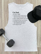Cat Dad Definition Axel Drop Armhole Muscle Tank
