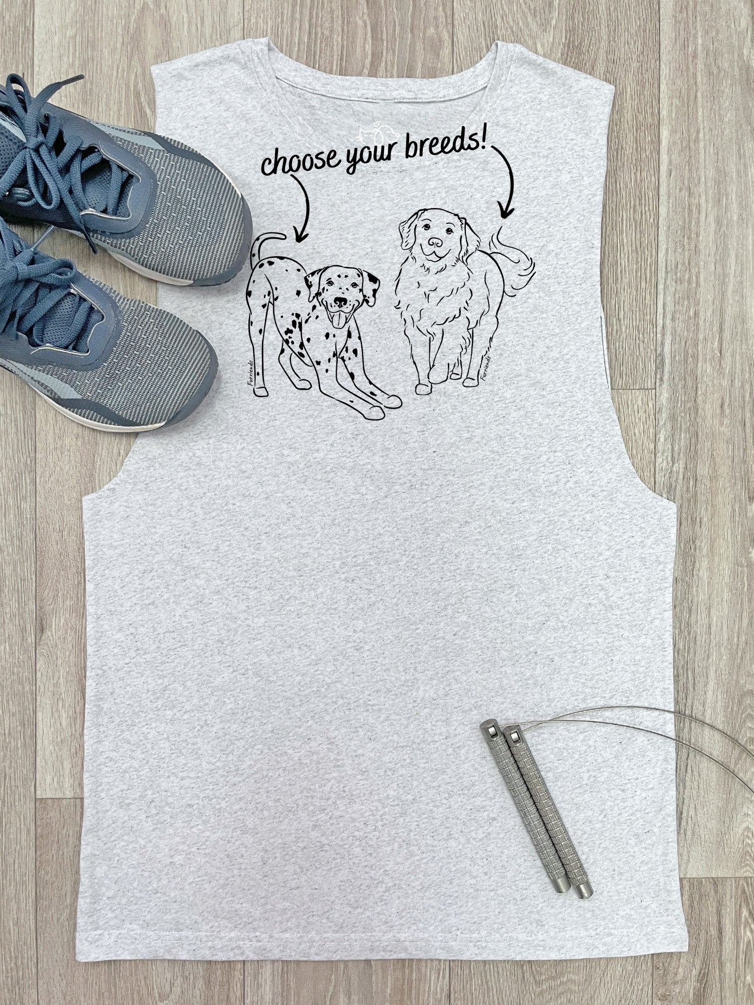 Dual Breed Customisable Axel Drop Armhole Muscle Tank