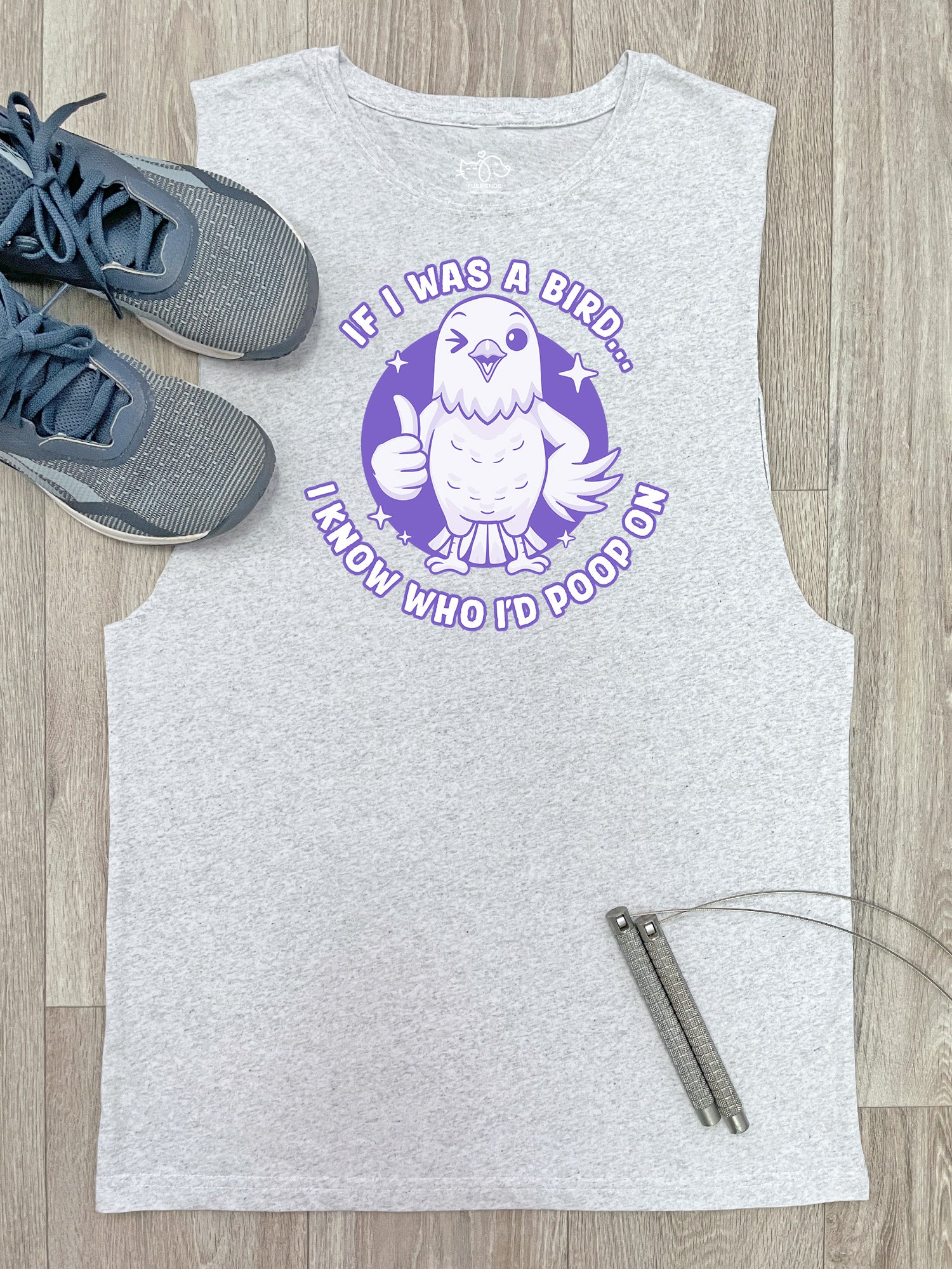 If I Was A Bird Axel Drop Armhole Muscle Tank