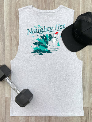 On The Naughty List - Cat Axel Drop Armhole Muscle Tank
