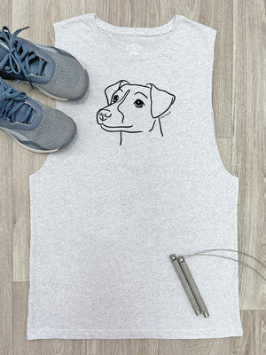 Jack Russell Terrier (Smooth Coat) Axel Drop Armhole Muscle Tank