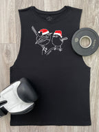 Superb Fairy Wren Christmas Edition Axel Drop Armhole Muscle Tank