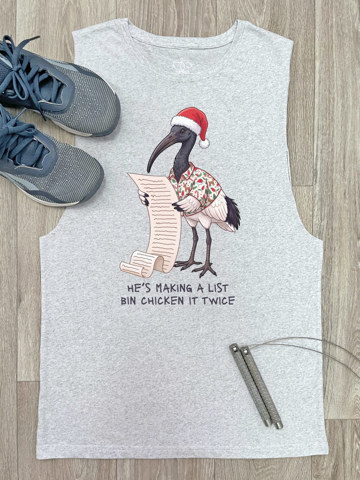 Bin Chicken It Twice Axel Drop Armhole Tank