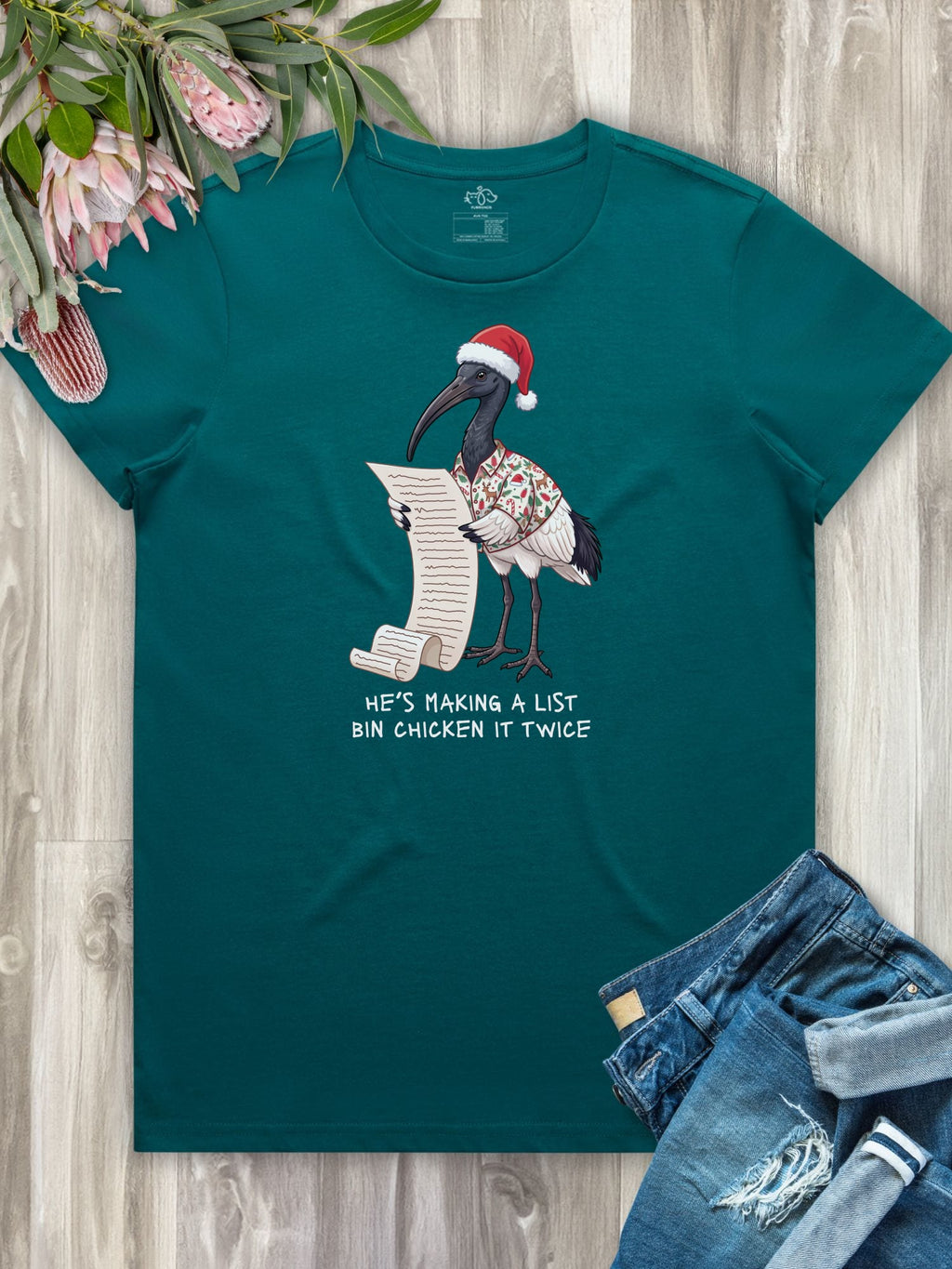 Bin Chicken It Twice Ava Women's Regular Fit Tee