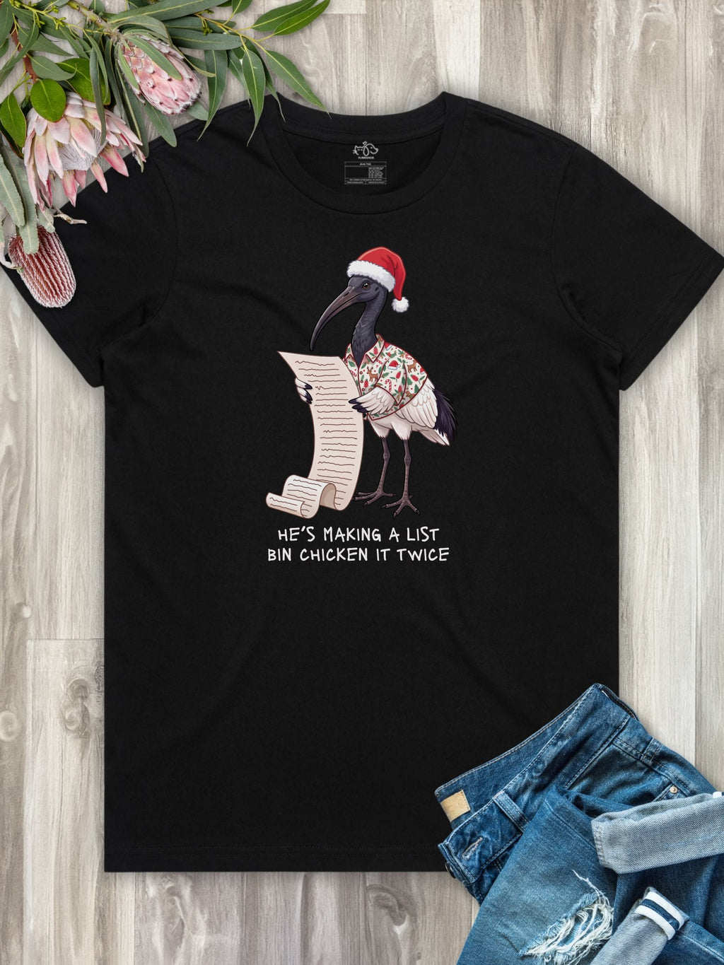 Bin Chicken It Twice Ava Women's Regular Fit Tee