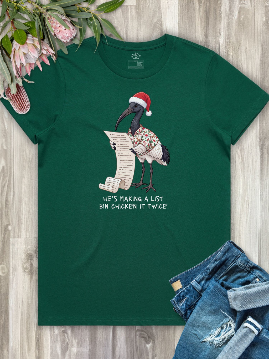 Bin Chicken It Twice Ava Women's Regular Fit Tee