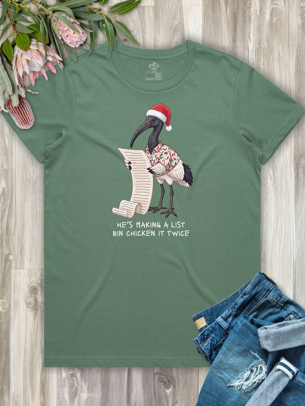 Bin Chicken It Twice Ava Women's Regular Fit Tee