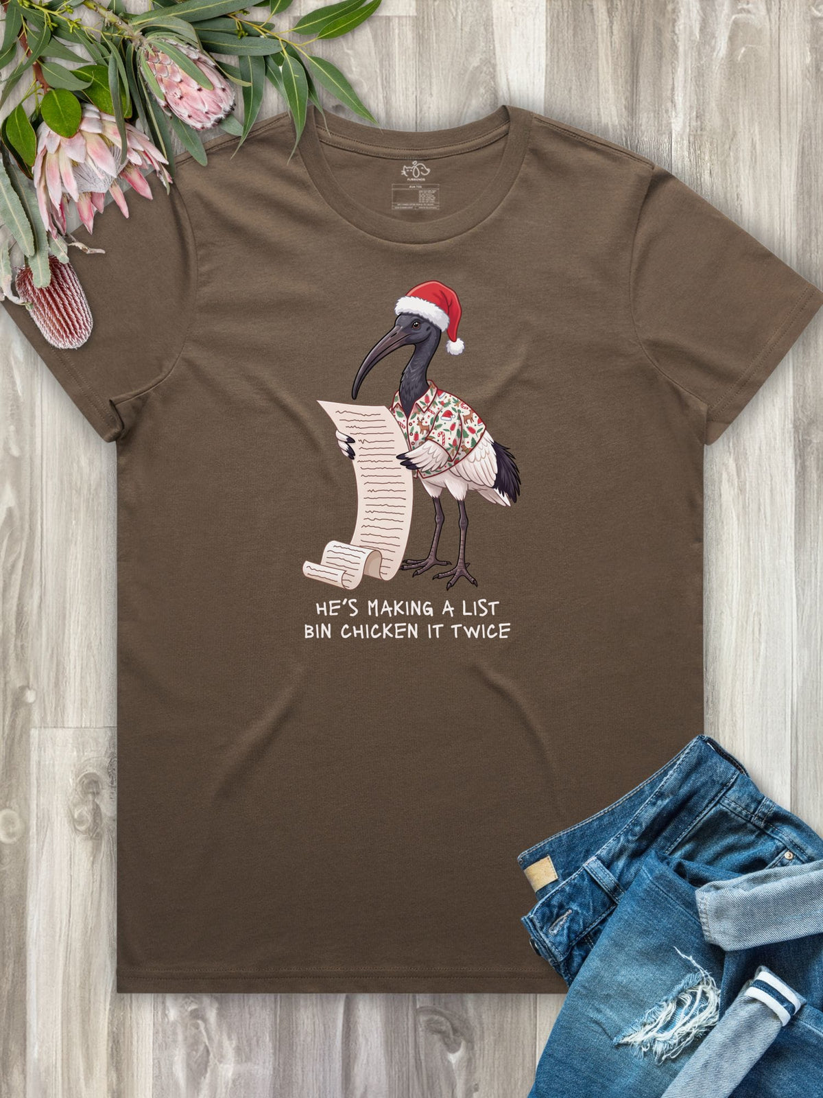 Bin Chicken It Twice Ava Women's Regular Fit Tee