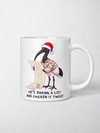 Bin Chicken It Twice Ceramic Mug