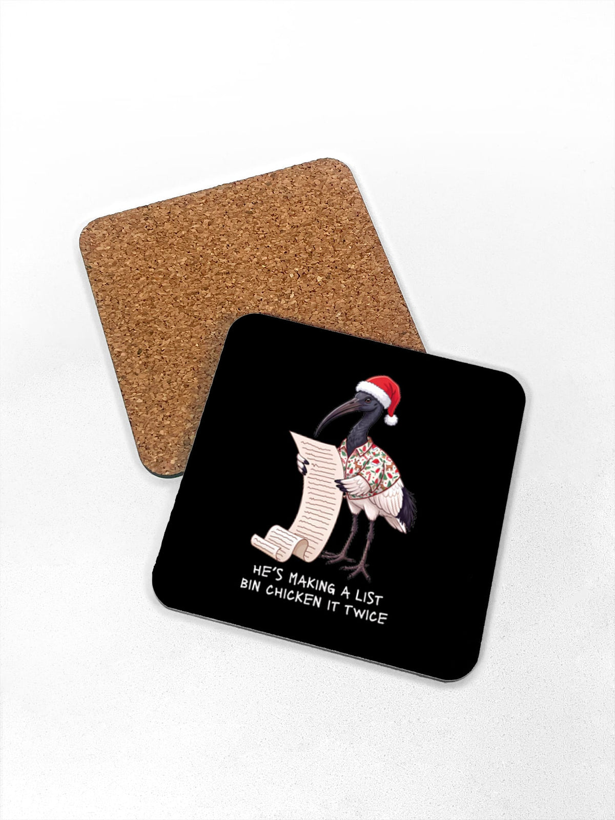Bin Chicken It Twice Coaster