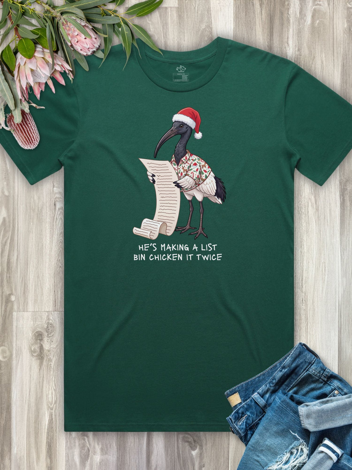 Bin Chicken It Twice Essential Unisex Tee
