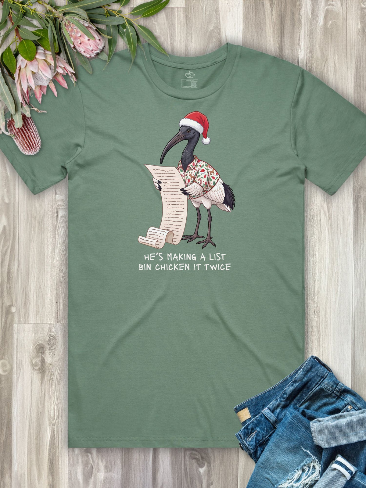 Bin Chicken It Twice Essential Unisex Tee