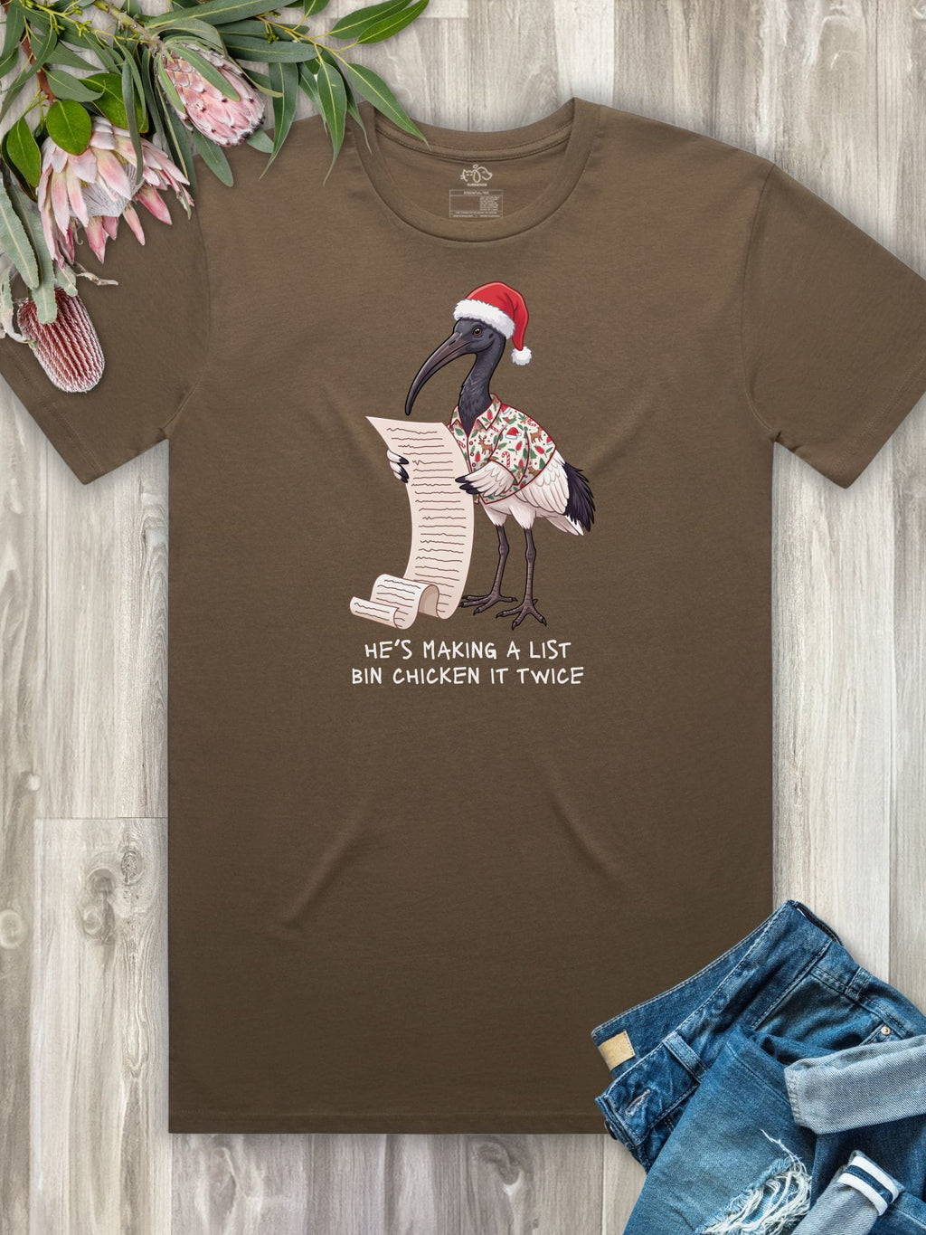 Bin Chicken It Twice Essential Unisex Tee