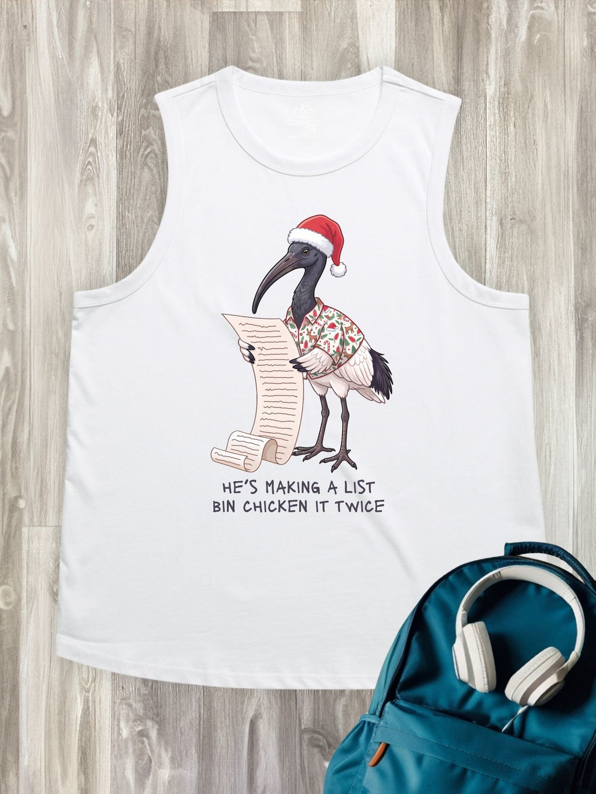 Bin Chicken It Twice Ember Women's Tank