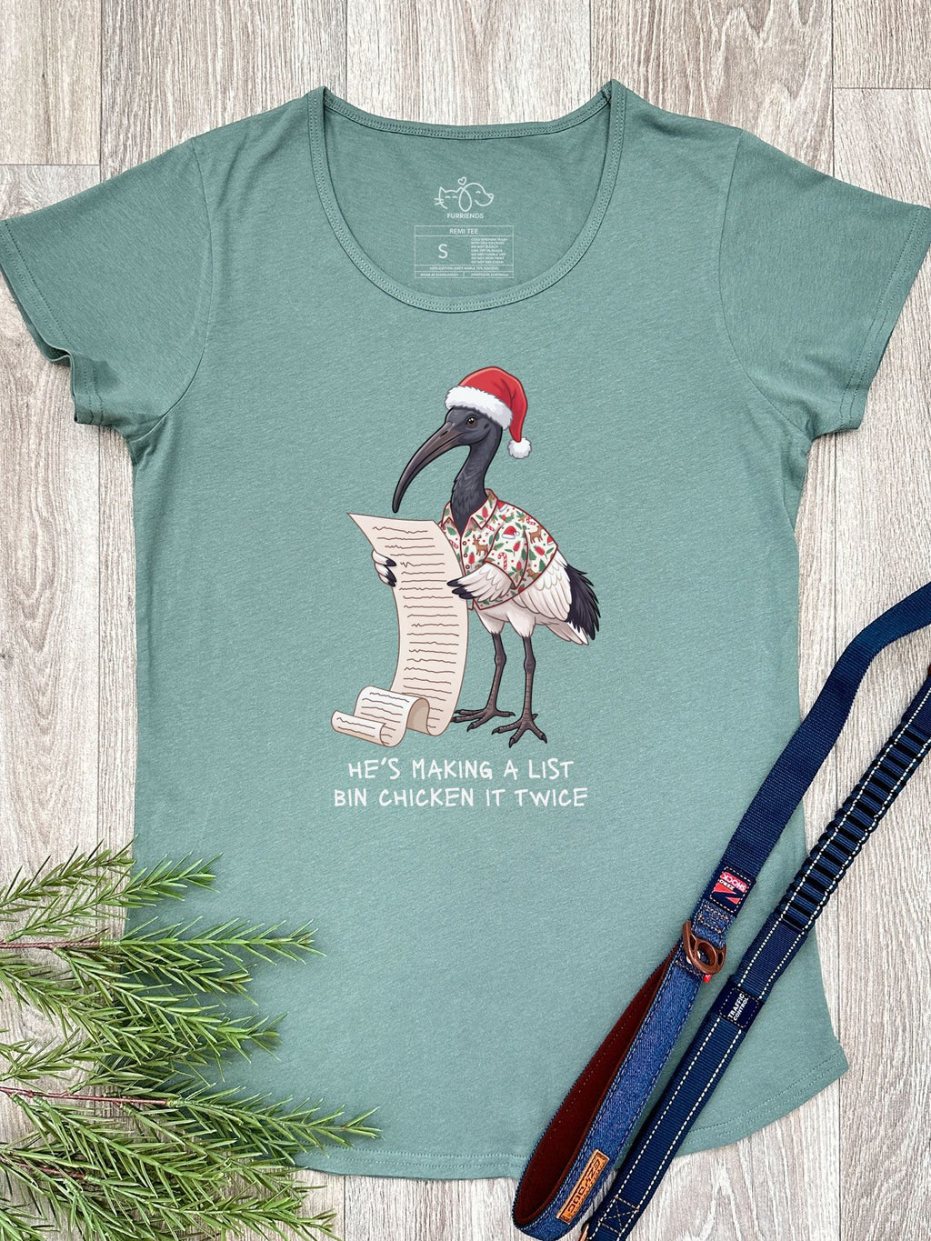 Bin Chicken It Twice Remi Women's Scoop Neck Tee