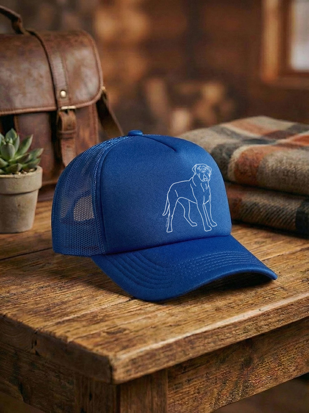 Bullmastiff Foam Trucker Cap