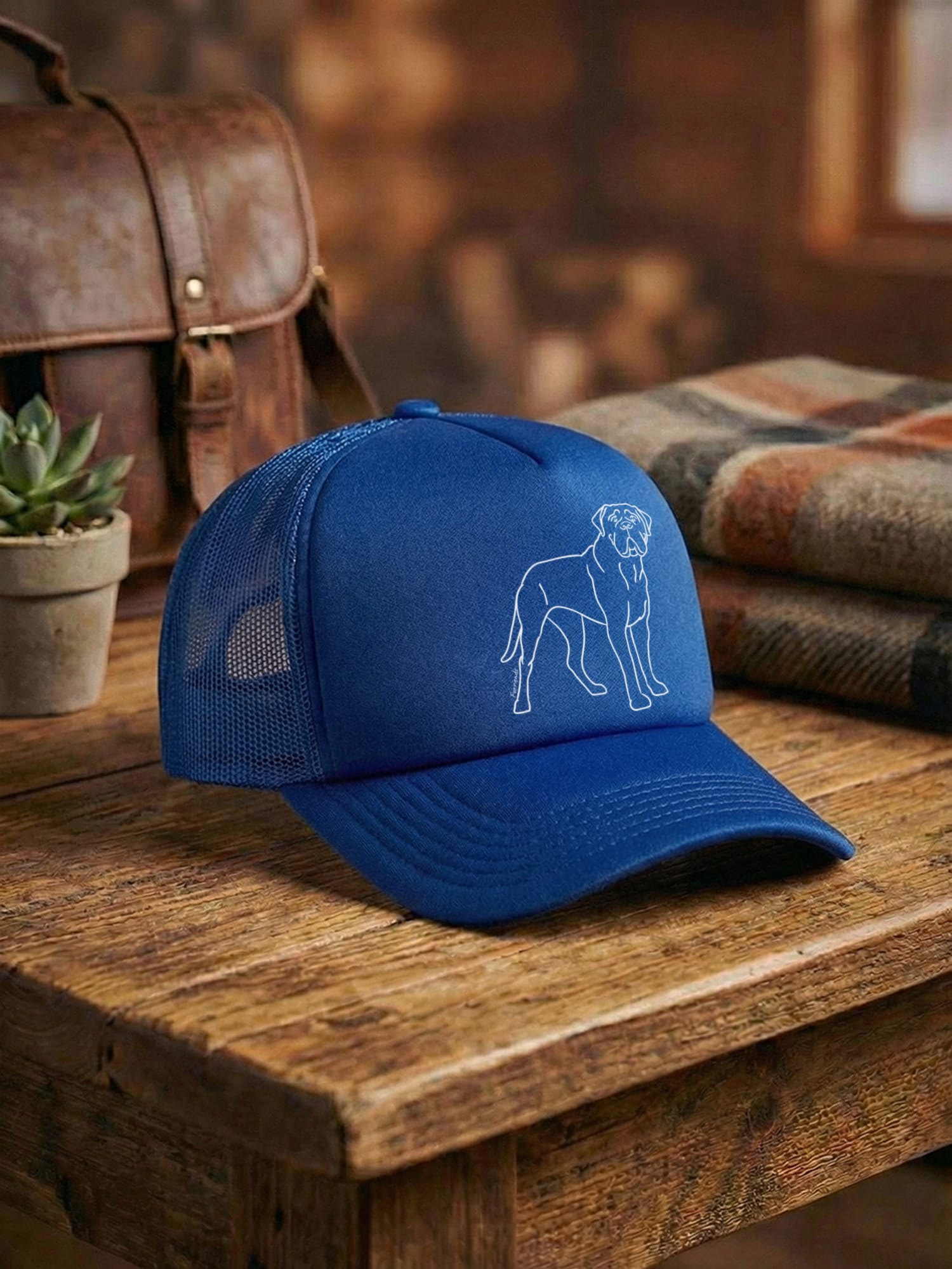 Bullmastiff Foam Trucker Cap