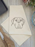 Bullmastiff Tea Towel