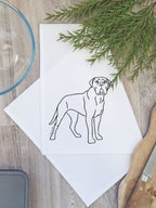 Bullmastiff Tea Towel