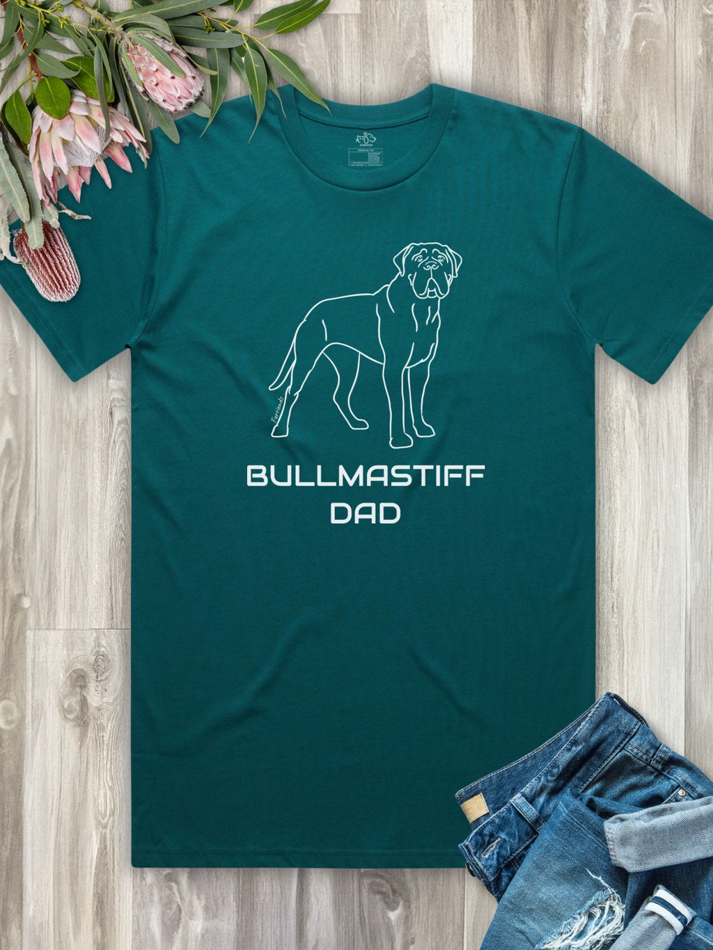 Bullmastiff Dad Regular Fit-T-Shirt