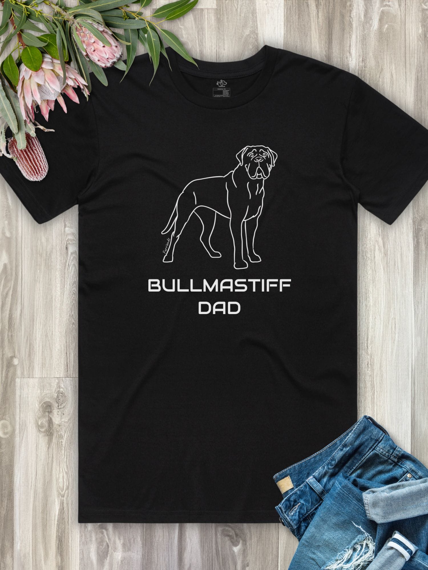 Bullmastiff Dad Regular Fit-T-Shirt