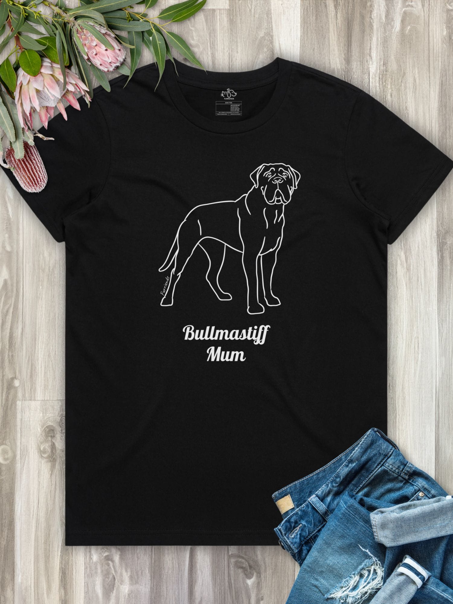 Bullmastiff Mum Regular Fit T-shirt