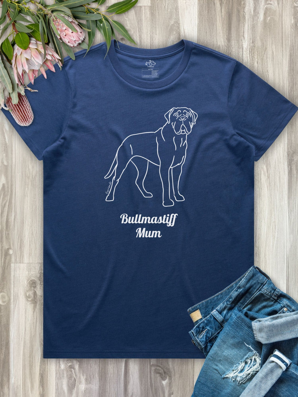 Bullmastiff Mum Regular Fit T-shirt