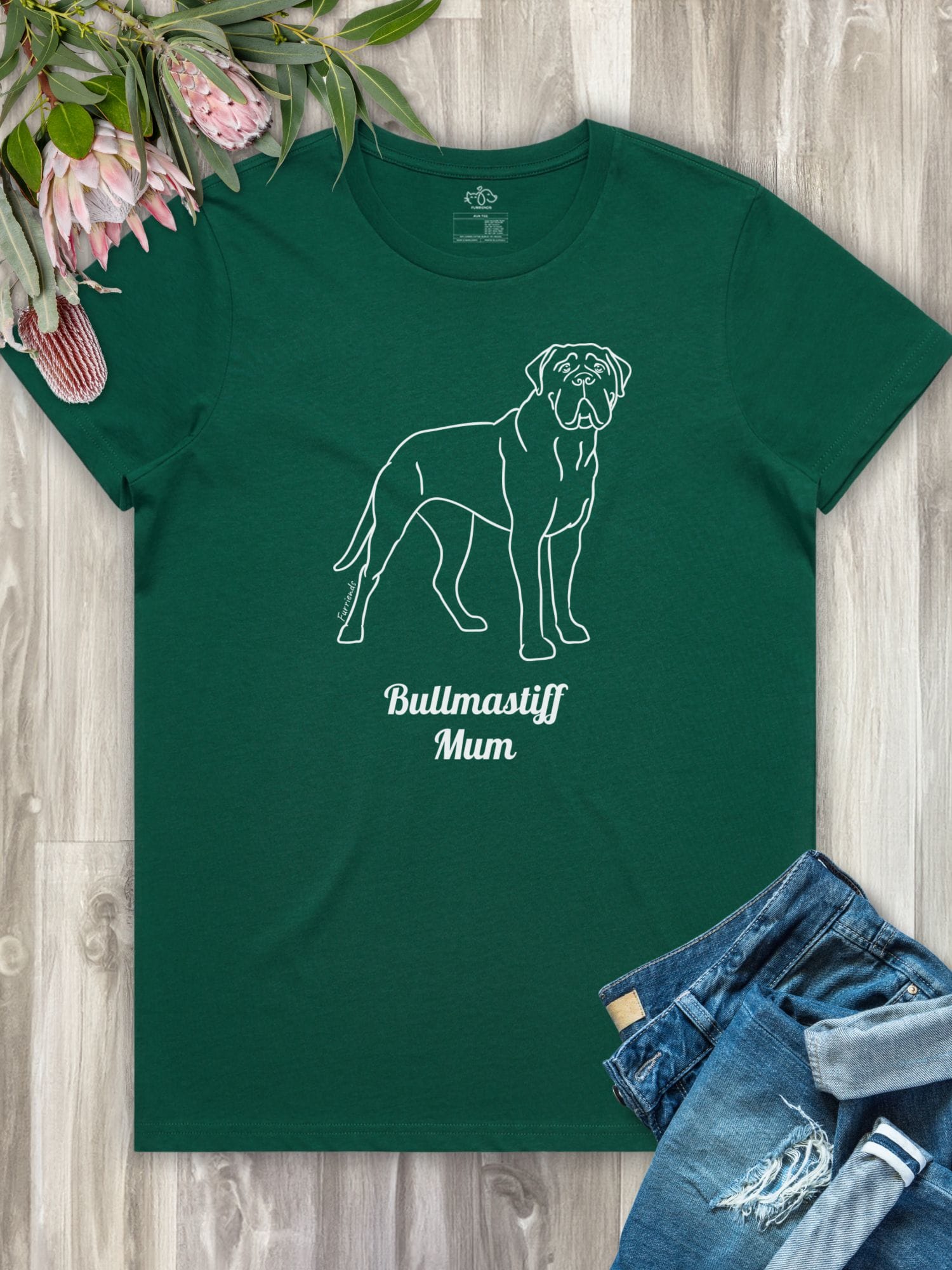 Bullmastiff Mum Regular Fit T-shirt