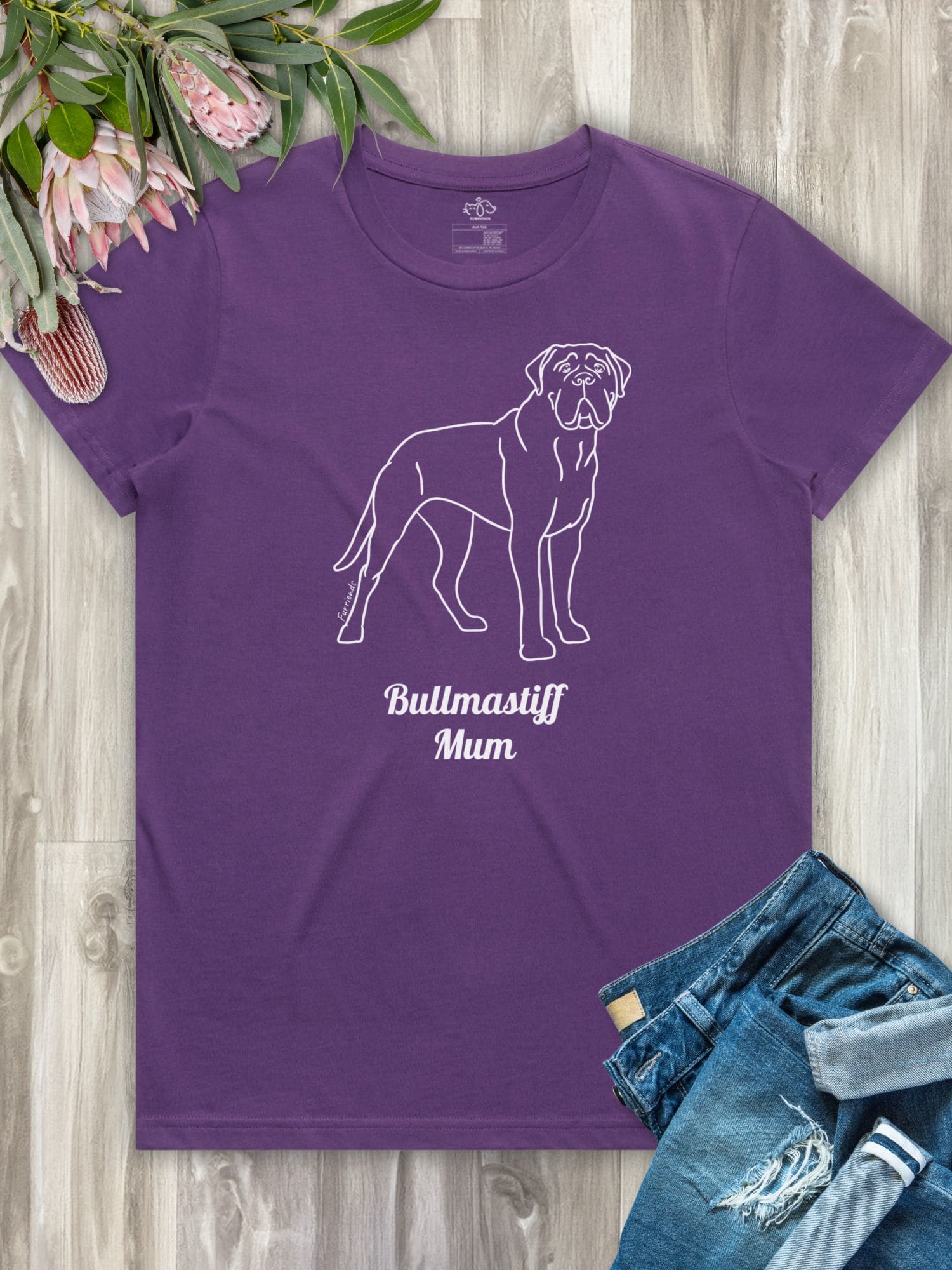 Bullmastiff Mum Regular Fit T-shirt