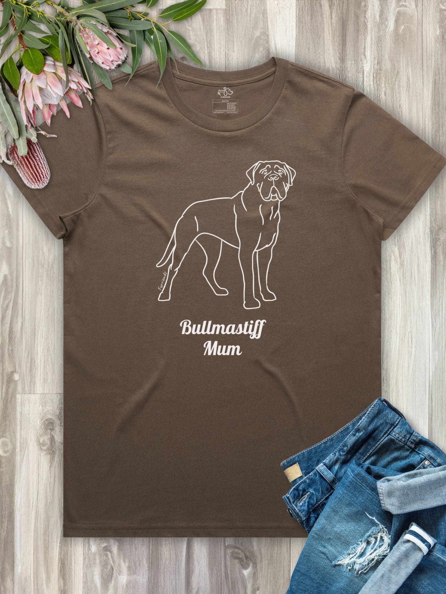 Bullmastiff Mum Regular Fit T-shirt