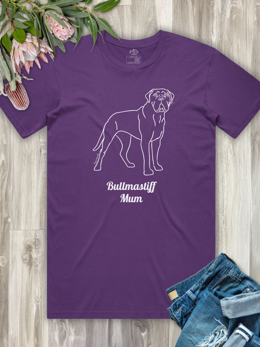 Bullmastiff Mum Regular Fit T-shirt