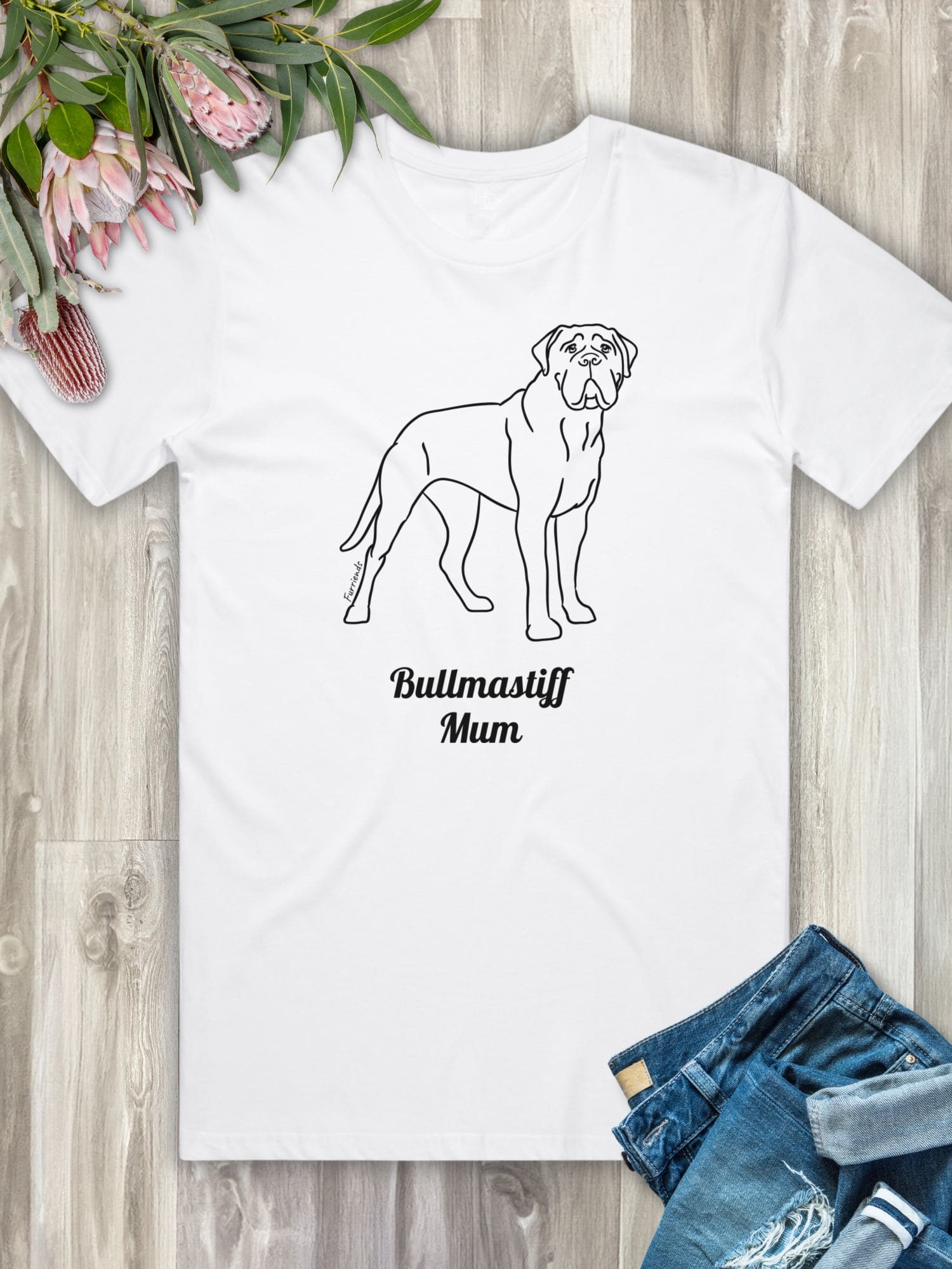 Bullmastiff Mum Regular Fit T-shirt
