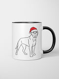 Bullmastiff Christmas Edition Ceramic Mug