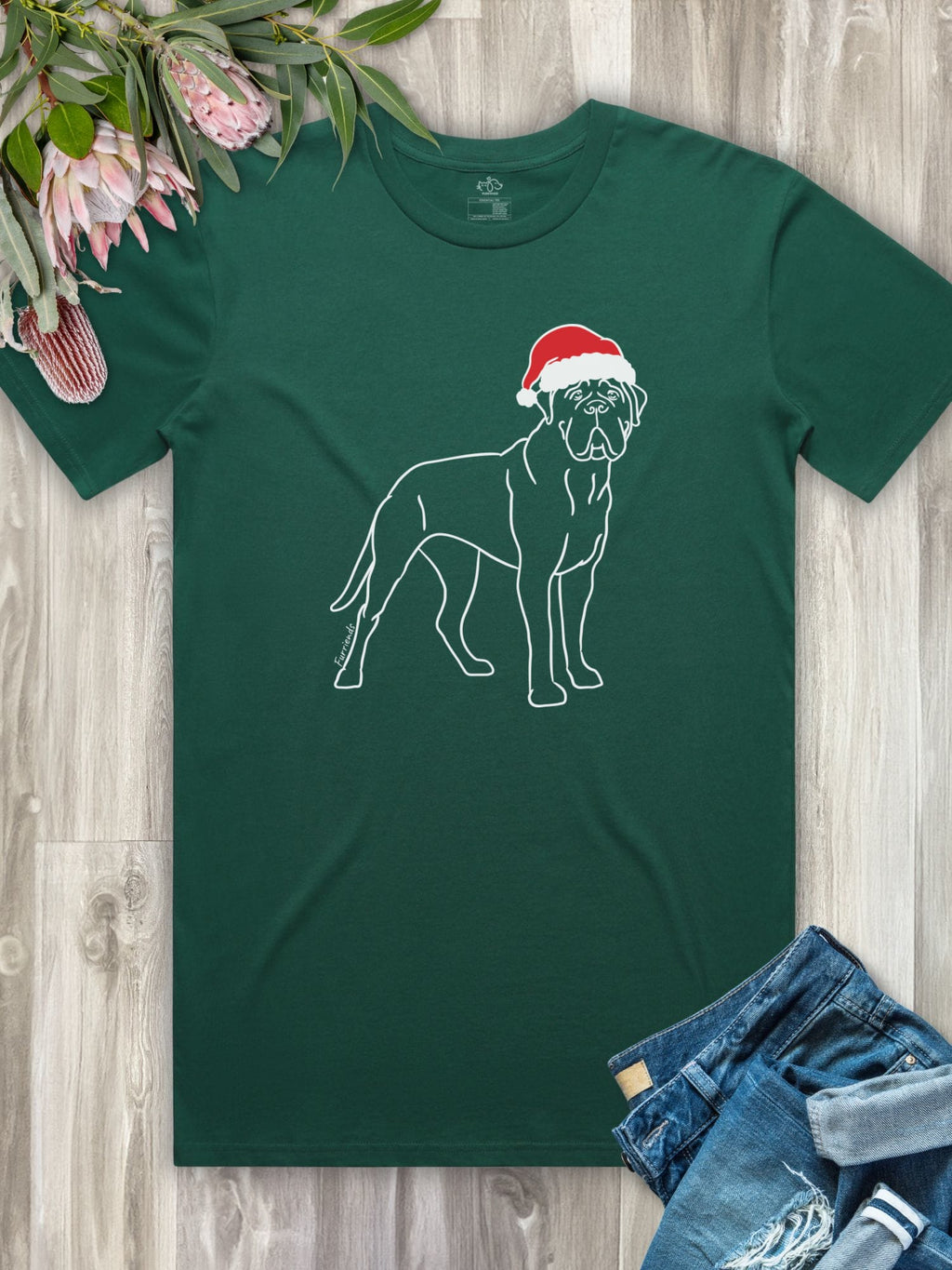 Bullmastiff Christmas Edition Essential Unisex Tee
