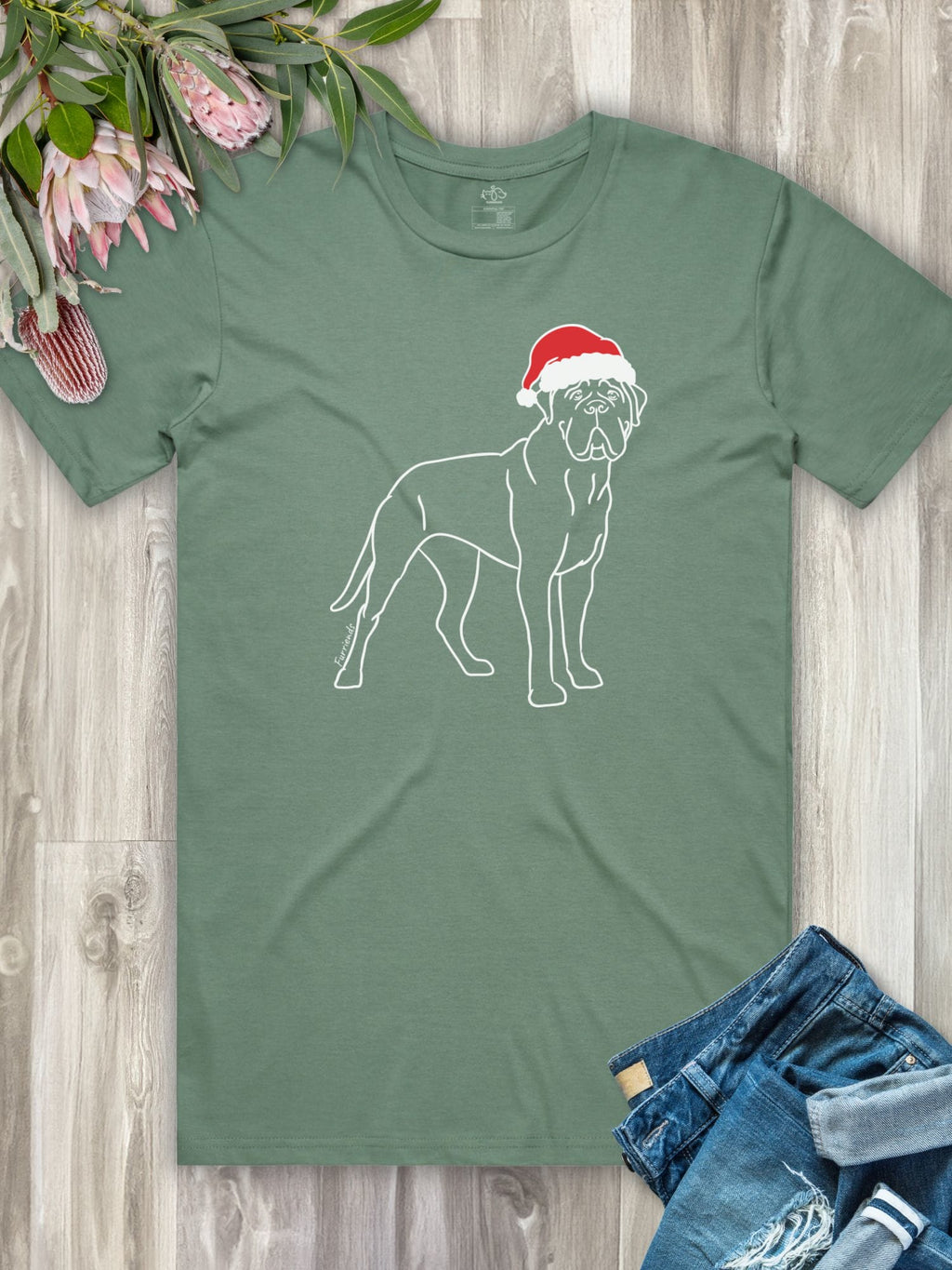 Bullmastiff Christmas Edition Essential Unisex Tee