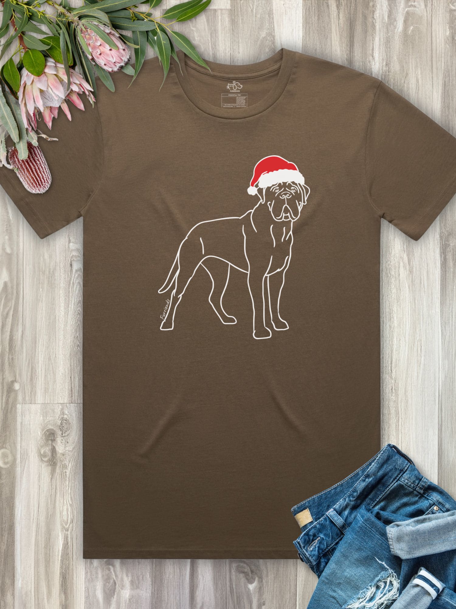 Bullmastiff Christmas Edition Essential Unisex Tee